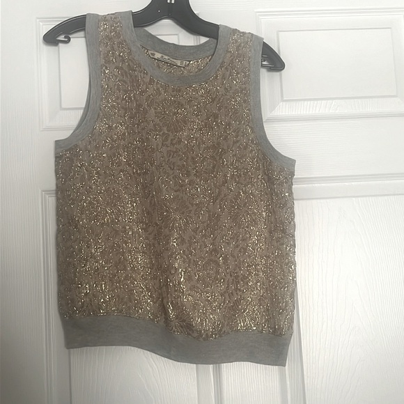 Silk and cotton tank top - Picture 2 of 3